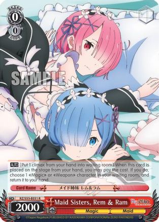 Maid Sisters, Rem & Ram (RZ/S55-E031 R) - Re:ZERO Vol.2