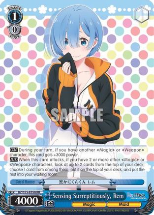 Sensing Surreptitiously, Rem (RZ/S55-E058 RR) - Re:ZERO Vol.2