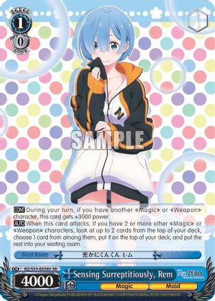 Sensing Surreptitiously, Rem (SR) (RZ/S55-E058S SR) - Re:ZERO Vol.2