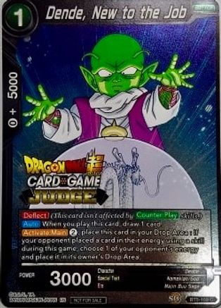 Dende, New to the Job (BT5-109) - Judge Promotion Cards