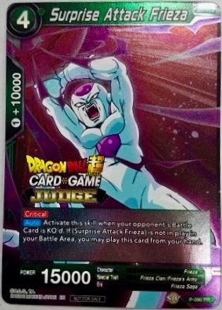 Surprise Attack Frieza (P-090) - Judge Promotion Cards