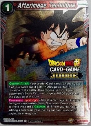 Afterimage Technique (BT5-023) - Judge Promotion Cards