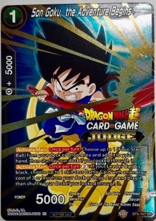 Son Goku, the Adventure Begins (BT6-107) - Judge Promotion Cards