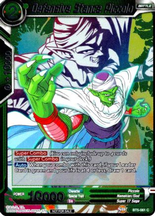 Defensive Stance Piccolo (Event Pack 4) (BT5-061) - Promotion Cards