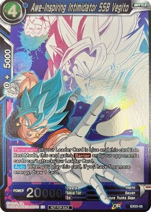 Awe-Inspiring Intimidator SSB Vegito (Event Pack 4) (EX03-08) - Promotion Cards