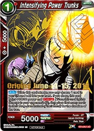 Intensifying Power Trunks (Origins 2019) (BT4-012_PR) - Tournament Promotion Cards