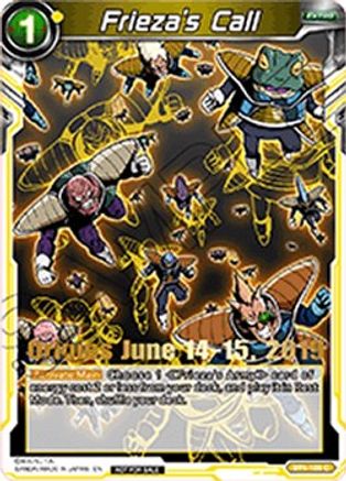 Frieza's Call (Origins 2019) (BT1-109_PR) - Tournament Promotion Cards