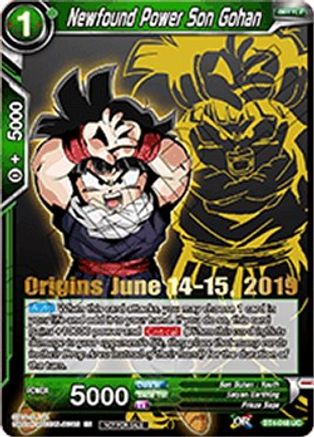 Newfound Power Son Gohan (Origins 2019) (BT4-048_PR) - Tournament Promotion Cards