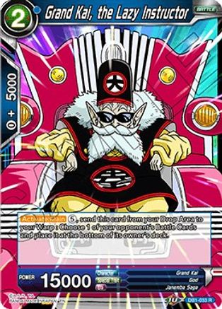 Grand Kai, the Lazy Instructor (DB1-033) - Draft Box 04  Dragon Brawl