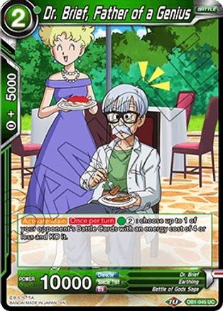 Dr. Brief, Father of a Genius (DB1-045) - Draft Box 04  Dragon Brawl