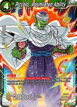 Piccolo, Assimilated Ability (DB1-048) - Draft Box 04  Dragon Brawl