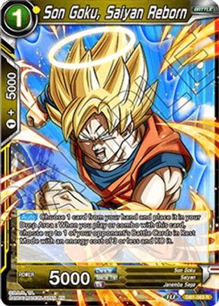 Son Goku, Saiyan Reborn (DB1-063) - Draft Box 04  Dragon Brawl