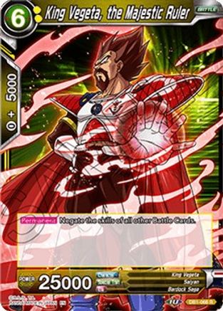 King Vegeta, the Majestic Ruler (DB1-066) - Draft Box 04  Dragon Brawl