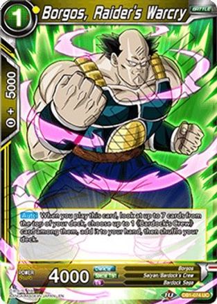 Borgos, Raider's Warcry (DB1-074) - Draft Box 04  Dragon Brawl Foil