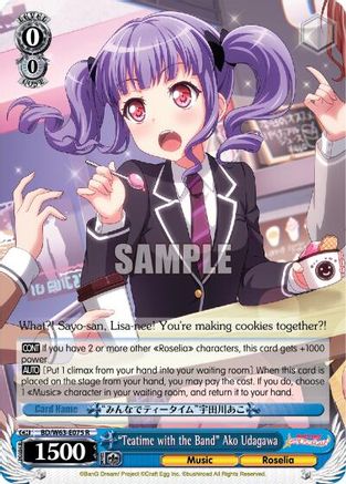 "Teatime with the Band" Ako Udagawa (BD/W63-E075 R) - BanG Dream! Girls Band Party! Vol.2