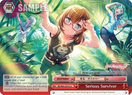 Serious Survivor (BD/W63-E070 CC) - BanG Dream! Girls Band Party! Vol.2