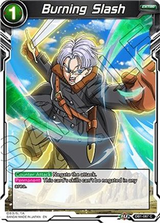Burning Slash (DB1-087) - Draft Box 04  Dragon Brawl