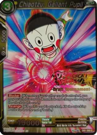 Chiaotzu, Gallant Pupil (Dragon Brawl Draft Tournament Gold Stamped) (DB1-069) - Promotion Cards