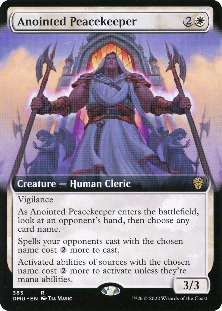 Anointed Peacekeeper (Extended Art) (DMU-383) - Dominaria United: (Extended Art)