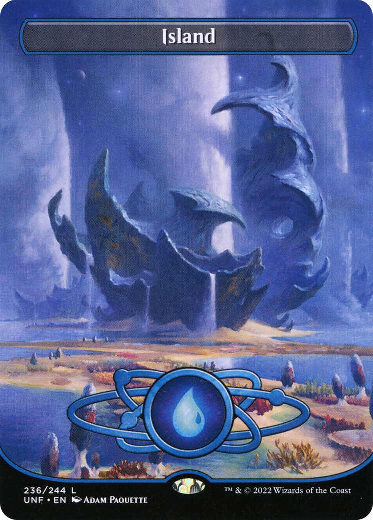 Island (236) (Borderless) (UNF-236) - Unfinity (Borderless)