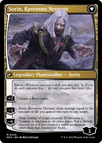 Sorin of House Markov (MH3-245) - Modern Horizons 3 Foil