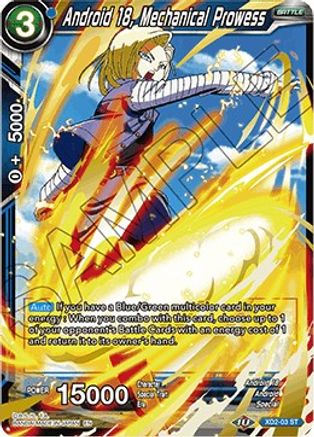 Android 18, Mechanical Prowess (XD2-03) - Malicious Machinations
