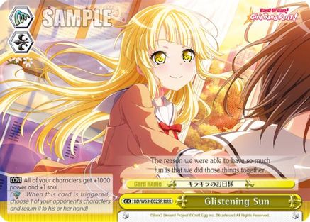 Glistening Sun (RRR) (BD/W63-E025R RRR) - BanG Dream! Girls Band Party! Vol.2