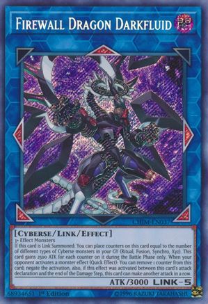 Firewall Dragon Darkfluid (CHIM-EN037) - Chaos Impact 1st Edition