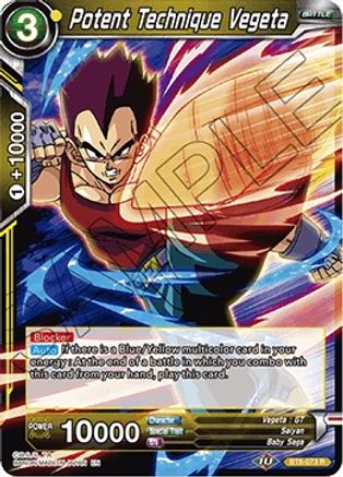 Potent Technique Vegeta (BT8-073) - Malicious Machinations