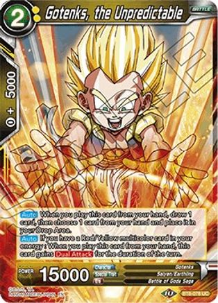 Gotenks, the Unpredictable (BT8-078) - Malicious Machinations Foil