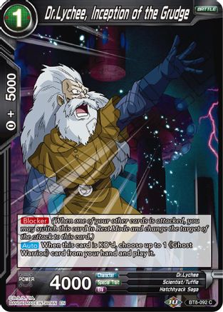 Dr.Lychee, Inception of the Grudge (BT8-092) - Malicious Machinations Foil