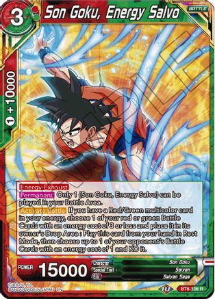 Son Goku, Energy Salvo (BT8-106) - Malicious Machinations