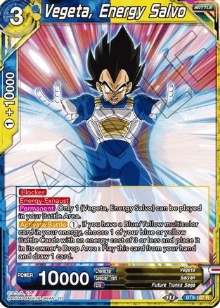 Vegeta, Energy Salvo (BT8-107) - Malicious Machinations