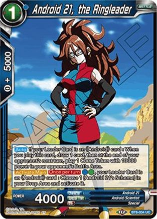 Android 21, the Ringleader (BT8-034) - Malicious Machinations Foil
