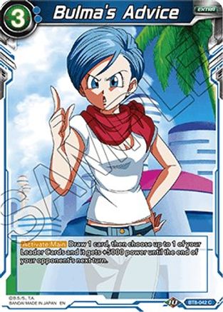 Bulma's Advice (BT8-042) - Malicious Machinations Foil