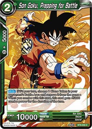 Son Goku, Prepping for Battle (BT8-046) - Malicious Machinations Foil