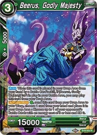 Beerus, Godly Majesty (BT8-053) - Malicious Machinations