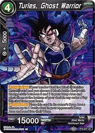 Turles, Ghost Warrior (BT8-097) - Malicious Machinations Foil