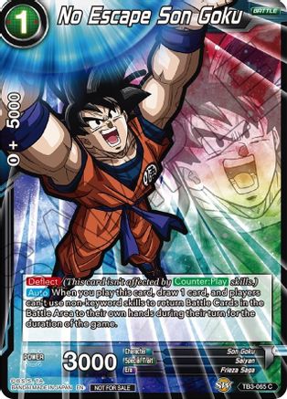 No Escape Son Goku (Event Pack 05) (TB3-065) - Promotion Cards