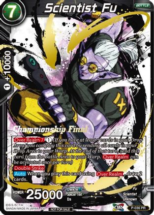 Scientist Fu (Championship Final 2019) (P-036) - Tournament Promotion Cards