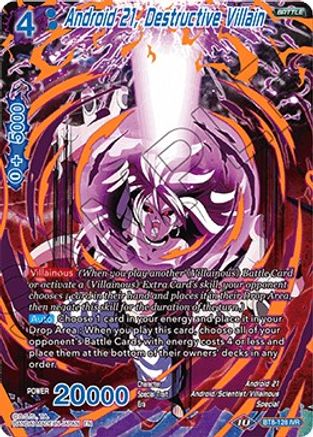 Android 21, Destructive Villain (BT8-128) - Malicious Machinations