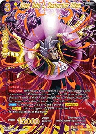 Super Baby 2, Destructive Villain (BT8-132) - Malicious Machinations