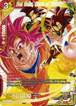 Son Goku, Dawn of Divinity (SPR) (BT8-109) - Malicious Machinations