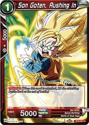 Son Goten, Rushing In (BT8-007_PR) - Malicious Machinations PreRelease Cards