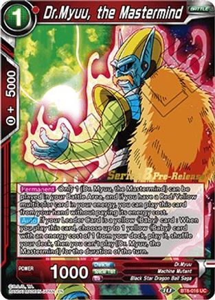Dr.Myuu, the Mastermind (BT8-016_PR) - Malicious Machinations PreRelease Cards