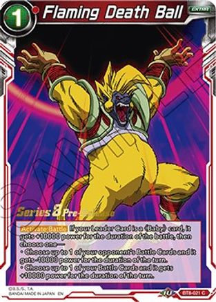 Flaming Death Ball (BT8-021_PR) - Malicious Machinations PreRelease Cards
