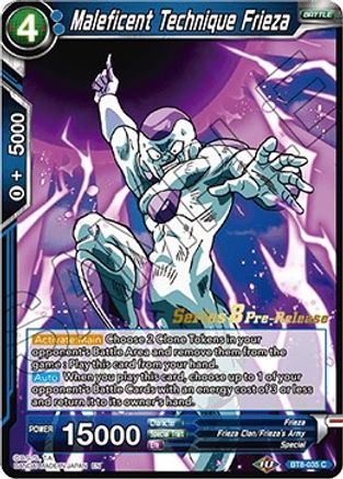 Maleficent Technique Frieza (BT8-035_PR) - Malicious Machinations PreRelease Cards