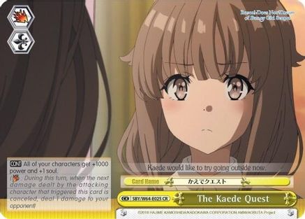 The Kaede Quest (SBY/W64-E025 CR) - Rascal Does Not Dream of Bunny Girl Senpai