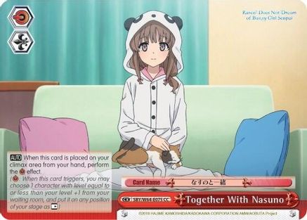 Together With Nasuno (SBY/W64-E075 CC) - Rascal Does Not Dream of Bunny Girl Senpai