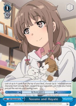 Nasuno and Hayate (SBY/W64-E097 U) - Rascal Does Not Dream of Bunny Girl Senpai